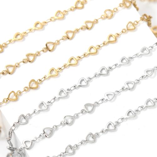 Stainless Steel Jewelry Chain 304 Stainless Steel plated DIY & hollow Sold By Bag