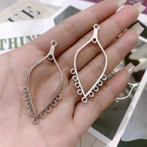 Zinc Alloy Connector plated DIY & 1/9 loop Sold By Bag