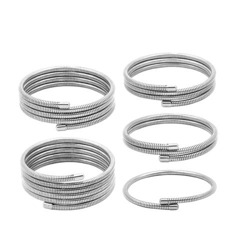 304 Stainless Steel Bangle plated Unisex Inner Approx 60mm Sold By PC