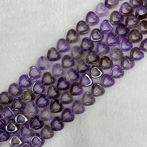 Grânulos de gemstone jóias, Pedra natural, Coração, DIY & materiais diferentes para a escolha, Mais cores pare escolha, 10mm, Aprox 20PCs/Strand, vendido por Strand