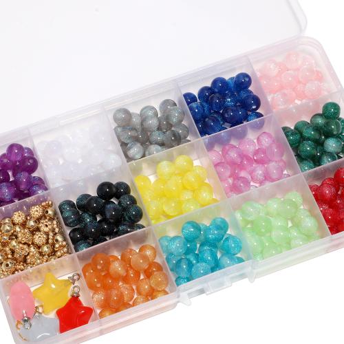 Resin Jewelry Beads DIY mixed colors Sold By Box