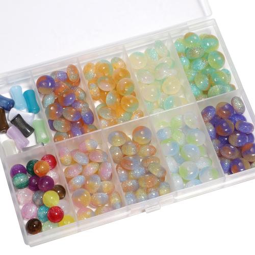 Resin Jewelry Beads Elephant DIY mixed colors Sold By Box