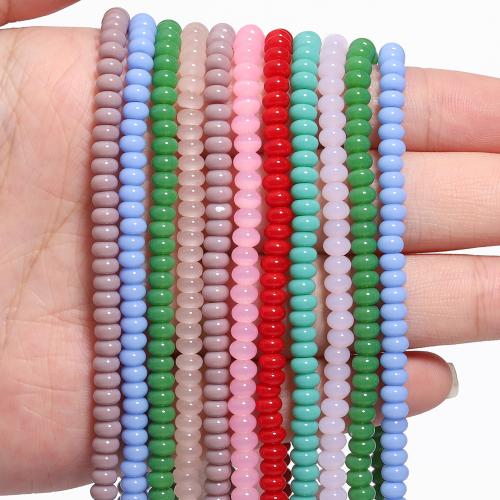 Hars Sieraden Kralen, DIY, meer kleuren voor de keuze, 4.50x3mm, Ca 137pC's/Strand, Verkocht door Strand