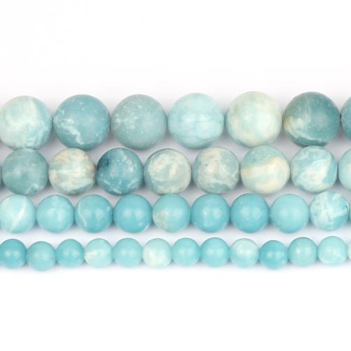 Gemstone Smycken Pärlor, Larimar, DIY & olika storlek för val, blå, Säljs av Strand