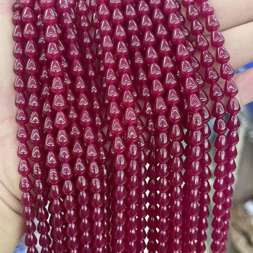 Gemstone Jewelry Beads Ruby Alumina DIY red Sold Per 38 cm Strand