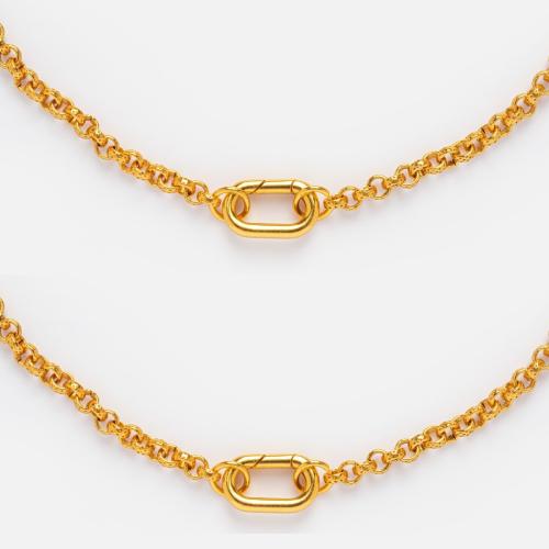 Collier de bijoux en acier inoxydable, Acier inoxydable 304, pour femme, Longueur 41-50 cm, Vendu par PC