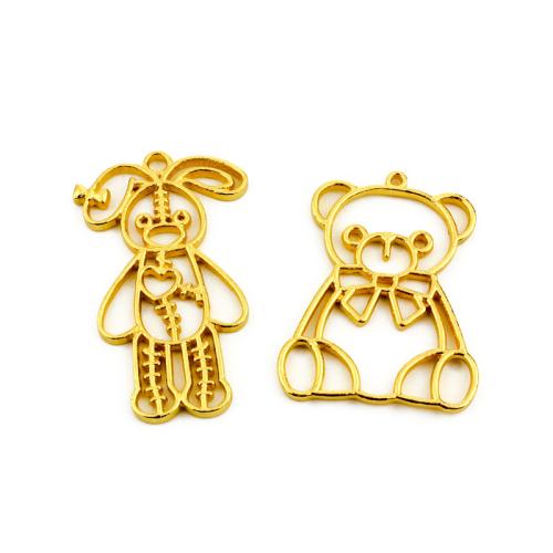 Zinc Alloy Animal Pendants plated DIY Sold By Bag