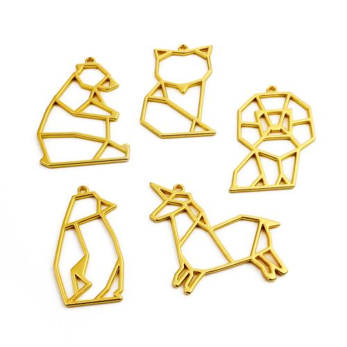 Zinc Alloy Animal Pendants plated DIY Sold By Bag