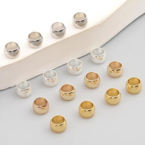 Brass Positioning Bead plated DIY Sold By PC