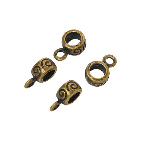 Zinc Alloy Bail Beads plated DIY nickel lead & cadmium free Approx Sold By Bag