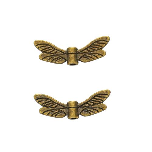 Zinc Alloy Jewelry Beads Wing Shape plated DIY nickel lead & cadmium free Approx Sold By Bag