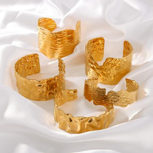 Roestvrij staal armbanden, 304 roestvrij staal, gold plated, verschillende stijlen voor de keuze & voor vrouw, meer kleuren voor de keuze, Verkocht door PC