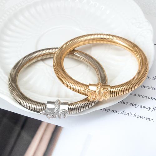 Stainless Steel Bangle 304 Stainless Steel Snake plated for woman Sold By PC