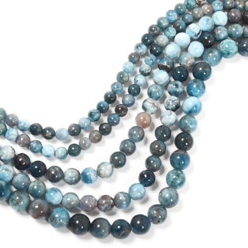 Gemstone Jewelry Beads Apatites Round DIY mixed colors Sold By Strand