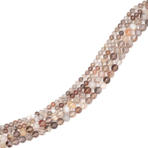 Gemstone Jewelry Beads Persian Gulf Agate Round DIY mixed colors Sold By Strand