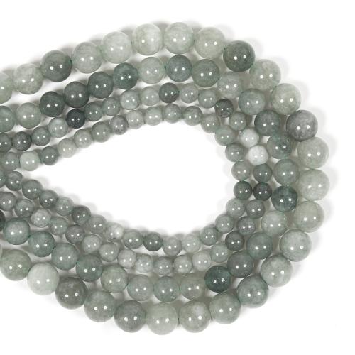 Natural Jade Beads Jade Burma Round DIY mixed colors Sold By Strand