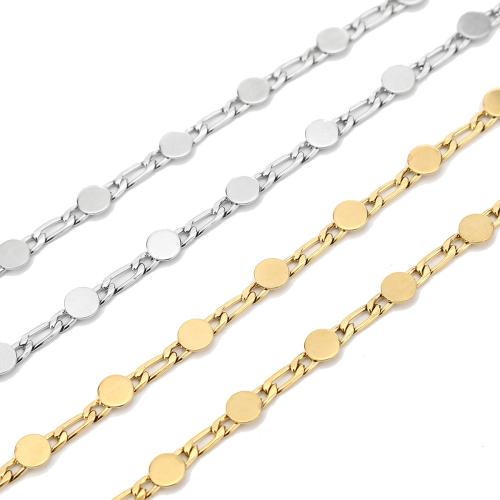 Stainless Steel Jewelry Chain 304 Stainless Steel plated DIY & hollow Sold By Bag