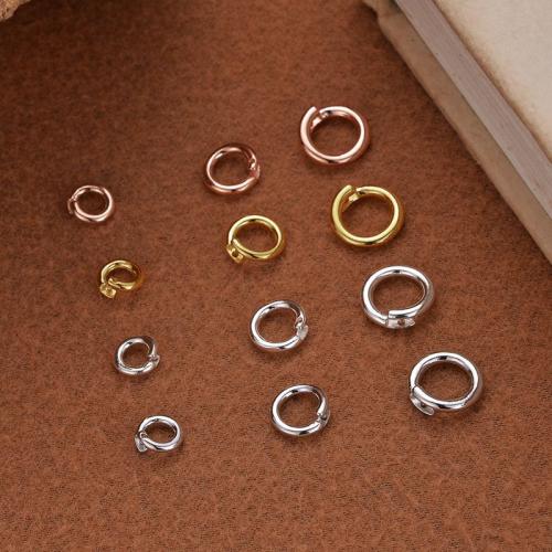 925 Sterling Silver Open Jump Ring DIY Sold By PC