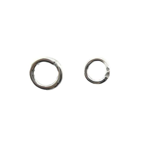 925 Sterling Silver Open Jump Ring DIY silver color Sold By PC