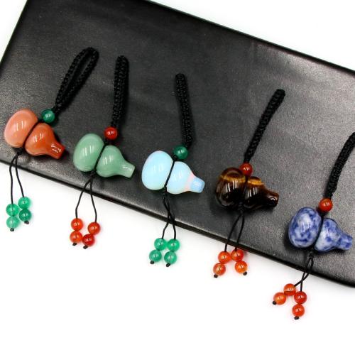 Hanging Ornaments Nylon Cord with Natural Stone fashion jewelry Sold By PC