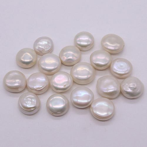 Natural de água doce pérolas pérolas soltas, Pérolas de água doce, DIY, branco, 18mm, vendido por PC