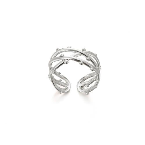 Stainless Steel Finger Ring 304 Stainless Steel plated fashion jewelry & Unisex & hollow Sold By PC