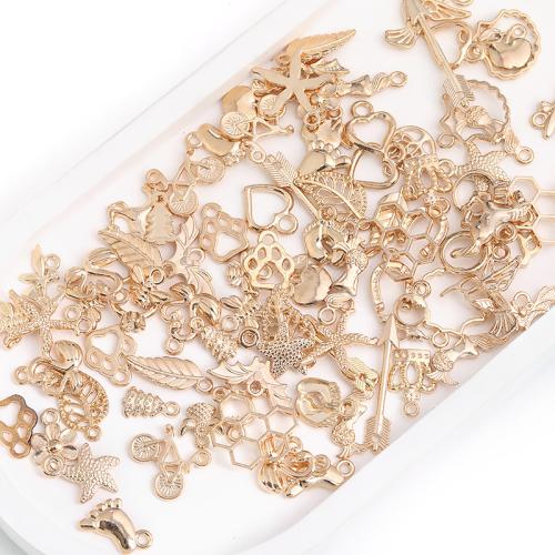 Zinc Alloy Pendants plated random style & DIY Sold By Bag