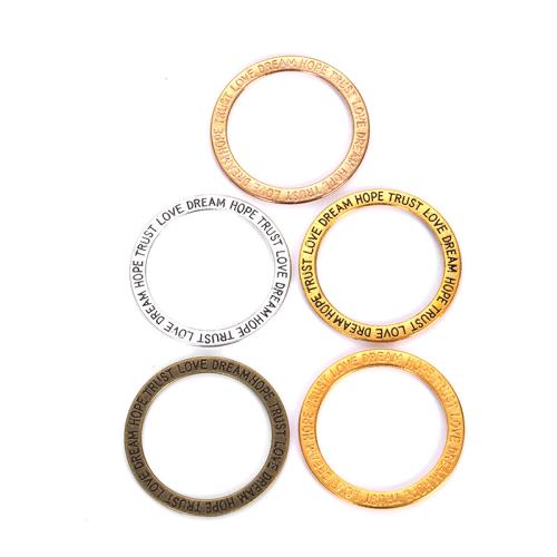 Zinc Alloy Linking Ring plated DIY Sold By Bag