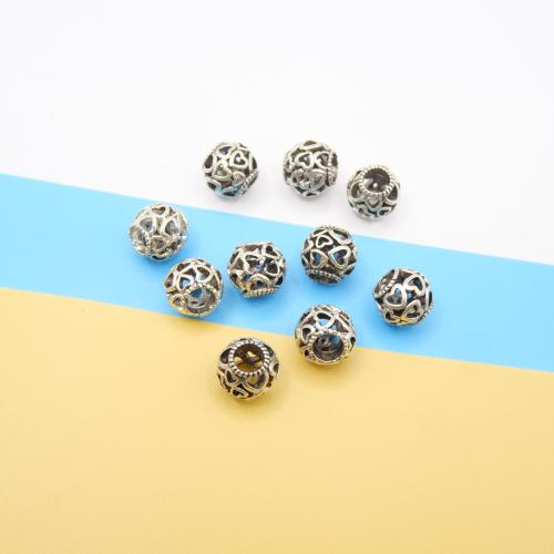 Zinc Alloy Jewelry Beads plated DIY 9mm Sold By Bag