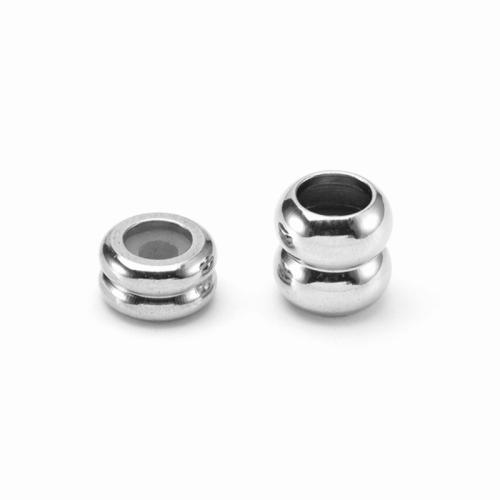 304 Stainless Steel Positioning Bead DIY original color Sold By Bag