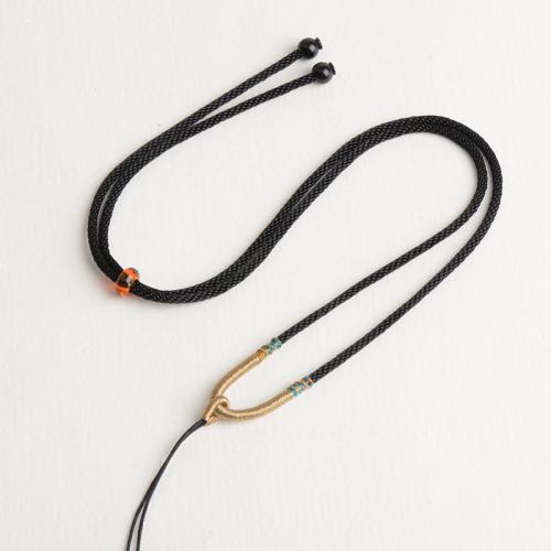 Fashion Necklace Cord Polyamide handmade DIY & Unisex & braided Length Approx 26 Inch Sold By PC