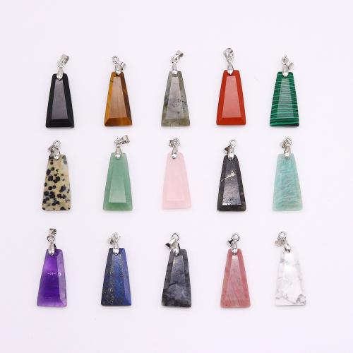 Gemstone Pendants Jewelry Natural Stone DIY Sold By PC