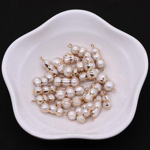 Freshwater Pearl Pendants with Brass DIY mixed colors mm Sold By PC