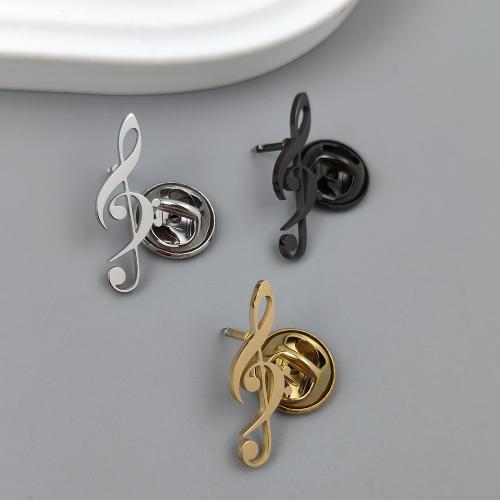 Cufflinks 304 Stainless Steel Music Note plated multifunctional & Unisex & hollow Sold By PC