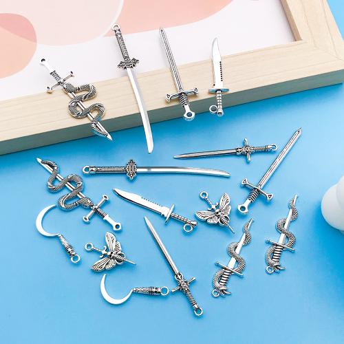 Zinc Alloy Pendants plated DIY Sold By Bag