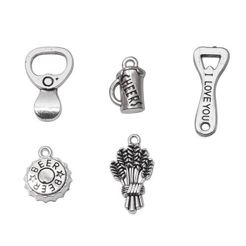 Zinc Alloy Pendants plated DIY Sold By Bag