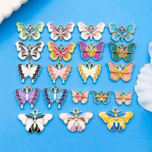 Zinc Alloy Enamel Pendants plated DIY Sold By Bag