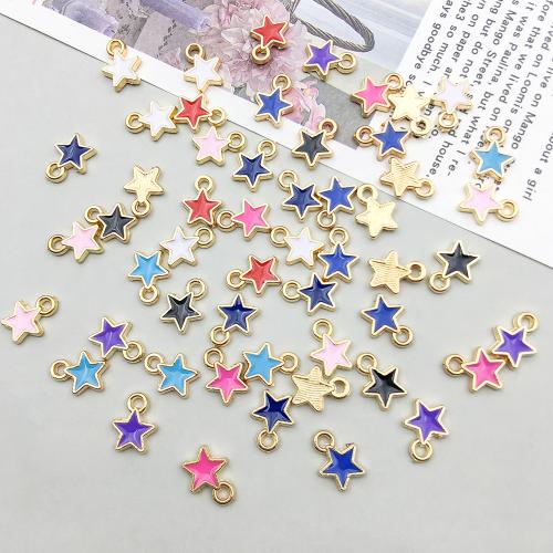 Zinc Alloy Enamel Pendants plated DIY Sold By Bag