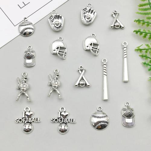 Zinc Alloy Pendler, forgyldt, du kan DIY & forskellige stilarter for valg, flere farver til valg, 100pc'er/Bag, Solgt af Bag