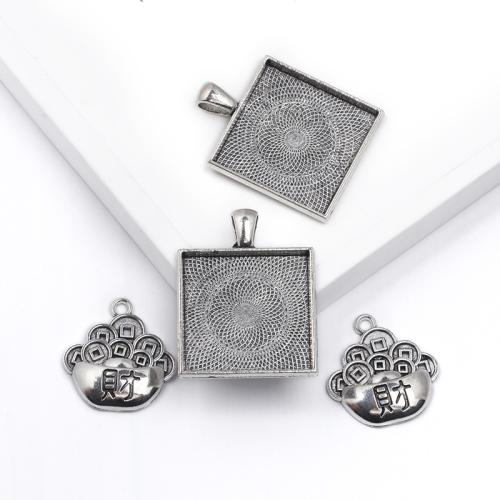 Zinc Alloy Pendants plated DIY Sold By Bag