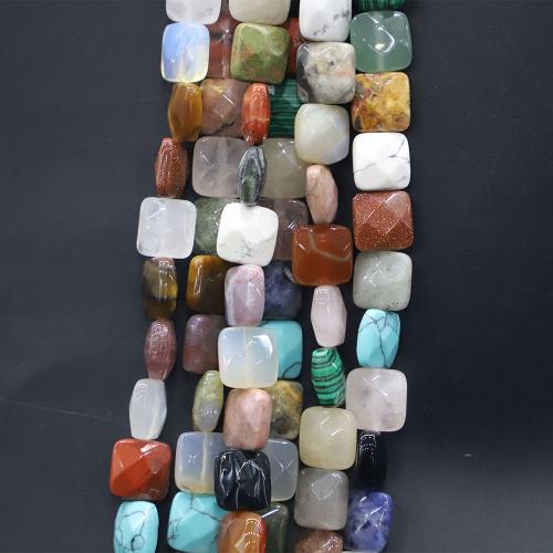 Grânulos de gemstone jóias, Pedra natural, DIY & materiais diferentes para a escolha, Mais cores pare escolha, 12x12x5mm, 17PCs/Strand, vendido por Strand