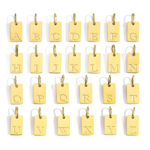 Stainless Steel Letter Pendants 304 Stainless Steel plated letters are from A to Z & DIY Sold By PC