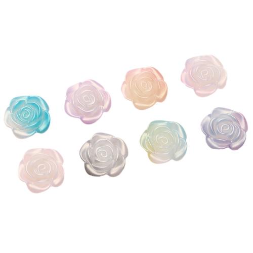 アクリル ジュエリー ビーズ, 花形, DIY, 無色, 19mm, 約 20パソコン/バッグ, 売り手 バッグ