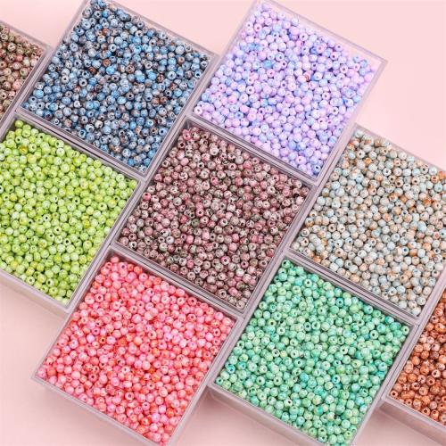 Kleursolide glazen Seed beads, Seedbead, DIY, meer kleuren voor de keuze, 3mm, Verkocht door Bag