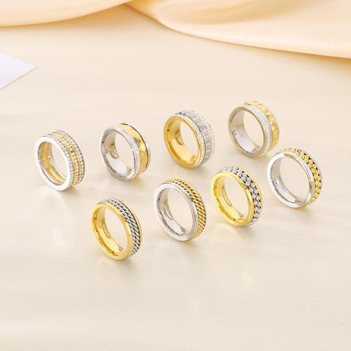 Zirkoon roestvrij staal vinger ring, 304 roestvrij staal, verschillende grootte voor keus & micro pave zirconia & voor vrouw, meer kleuren voor de keuze, Verkocht door PC