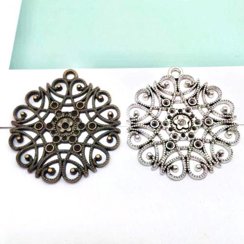 Zinc Alloy Hollow Pendants plated DIY Sold By Bag