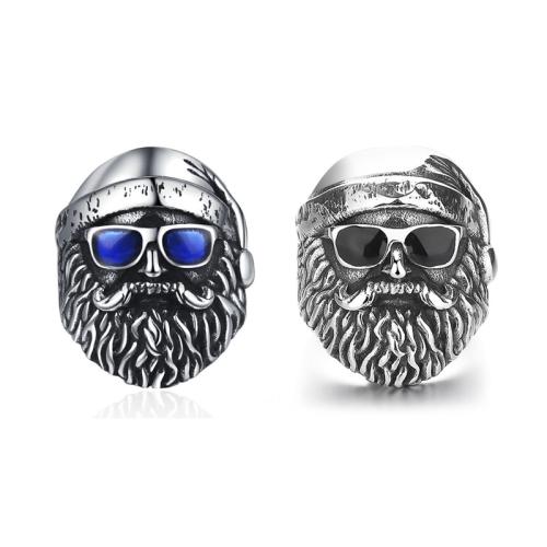 304 Stainless Steel Finger Ring Face & for man & blacken US Ring Sold By PC