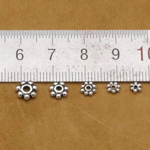 Thailand Sterling Silver Spacer Bead Flower Sold By Lot