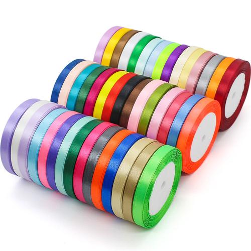 Poliéster Fita colorida, DIY, Mais cores pare escolha, 10mm, Aprox 22m/Spool, vendido por Spool