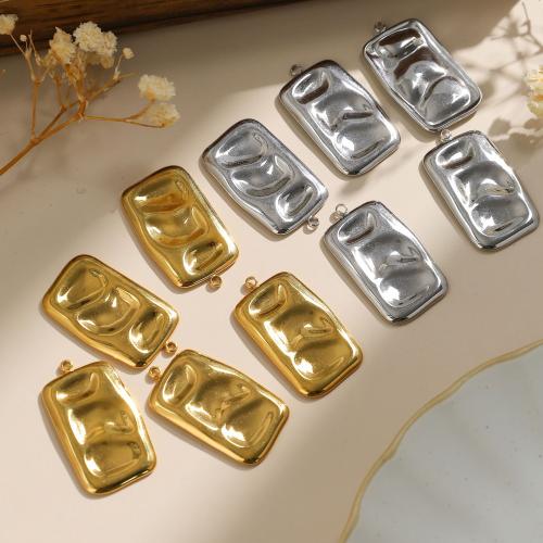 Stainless Steel Pendants 304 Stainless Steel Vacuum Ion Plating DIY Sold By Bag